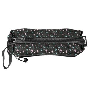 Školské púzdro Birds šedé-2